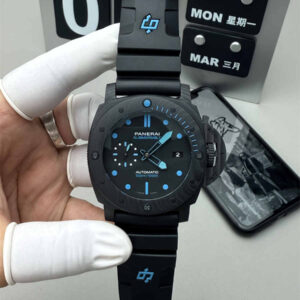 VSF Watches Panerai PAM1616 – 47mm Submersible Carbotech Super Clone with P.9010