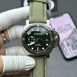 VSF Watches Panerai PAM1287 – 44mm Submersible eSteel Super Clone with Green Dial & P.900 Movement