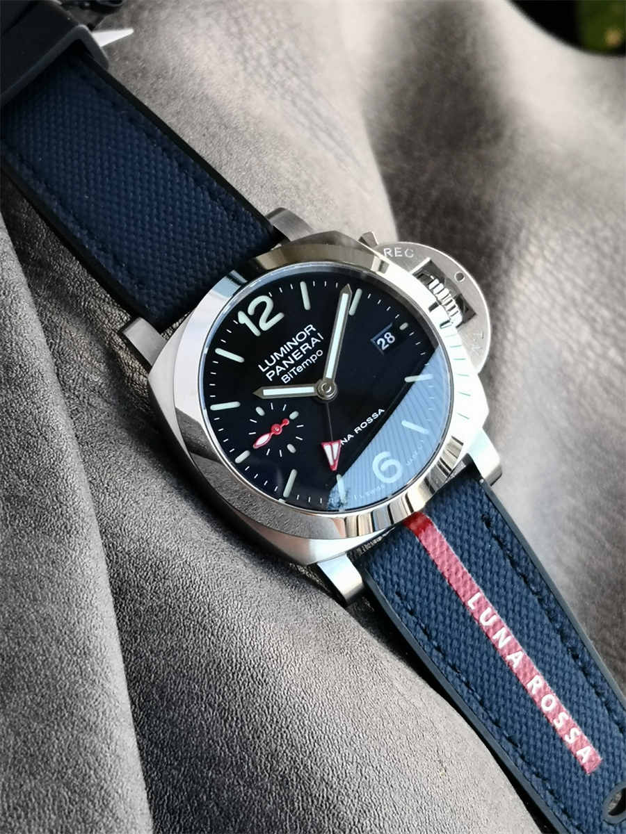 VSF Watches Panerai PAM01404 – 40mm Luminor Quaranta Luna Rossa GMT Super Clone - Image 4