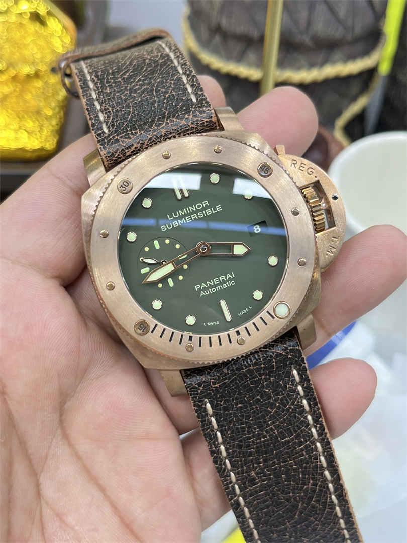 VS Factory PAM382 – 47mm Bronzo Replica | Panerai Luminor Submersible Automatic Watch - Image 3