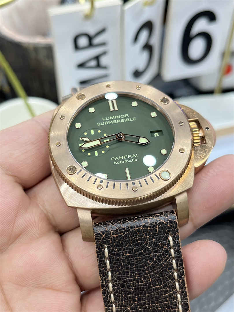 VS Factory PAM382 – 47mm Bronzo Replica | Panerai Luminor Submersible Automatic Watch - Image 4