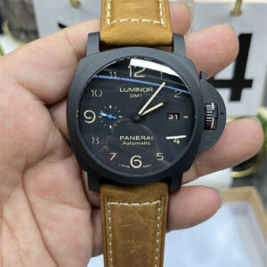 VS Factory PAM441 – 44mm Ceramic Panerai Luminor GMT Replica with P9001 Movement