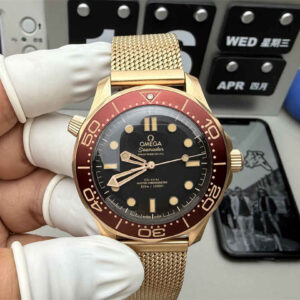 VS Factory Omega Seamaster 007 Burgundy – Premium VSF Diver Watch Replica 42mm