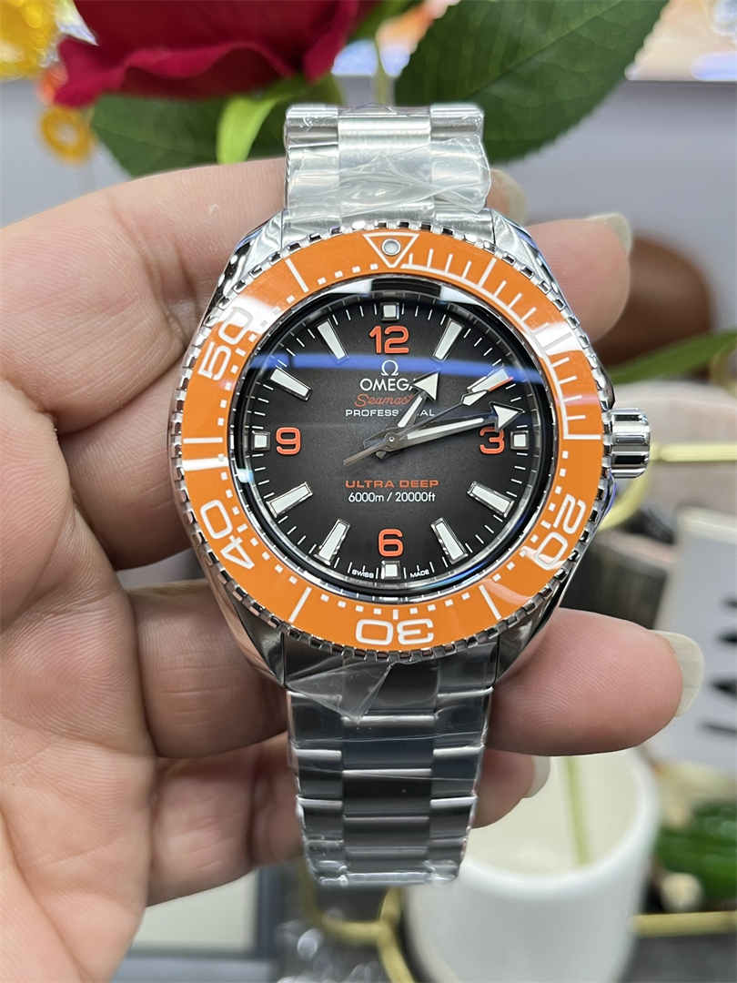 VS Factory Omega Seamaster Replica Planet Ocean 600M 45.5mm Orange – Master 8912 Movement
