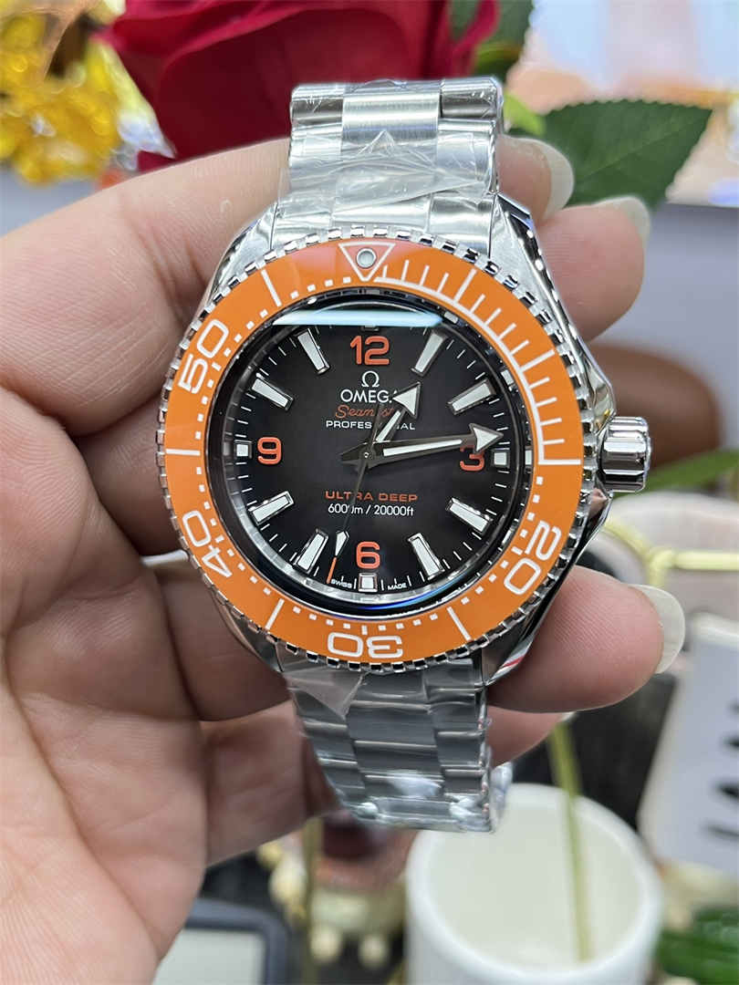 VS Factory Omega Seamaster Replica Planet Ocean 600M 45.5mm Orange – Master 8912 Movement - Image 6