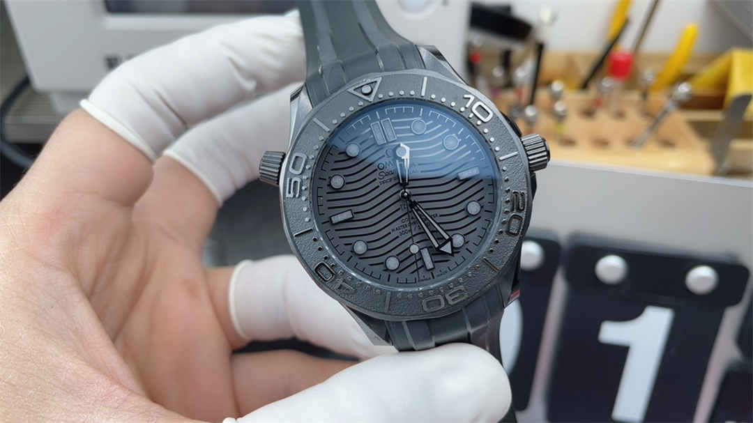 VSF Seamaster 300M Black Ceramic Replica – 43.5mm Full Black Diver Watch