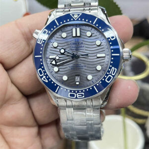 VSF Seamaster 300M Grey Dial Replica – 42mm Diver Watch with Ceramic Bezel