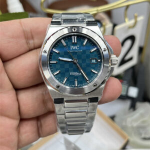 IWC Ingenieur Replica Blue Dial Watch – 40mm V7 Factory Automatic