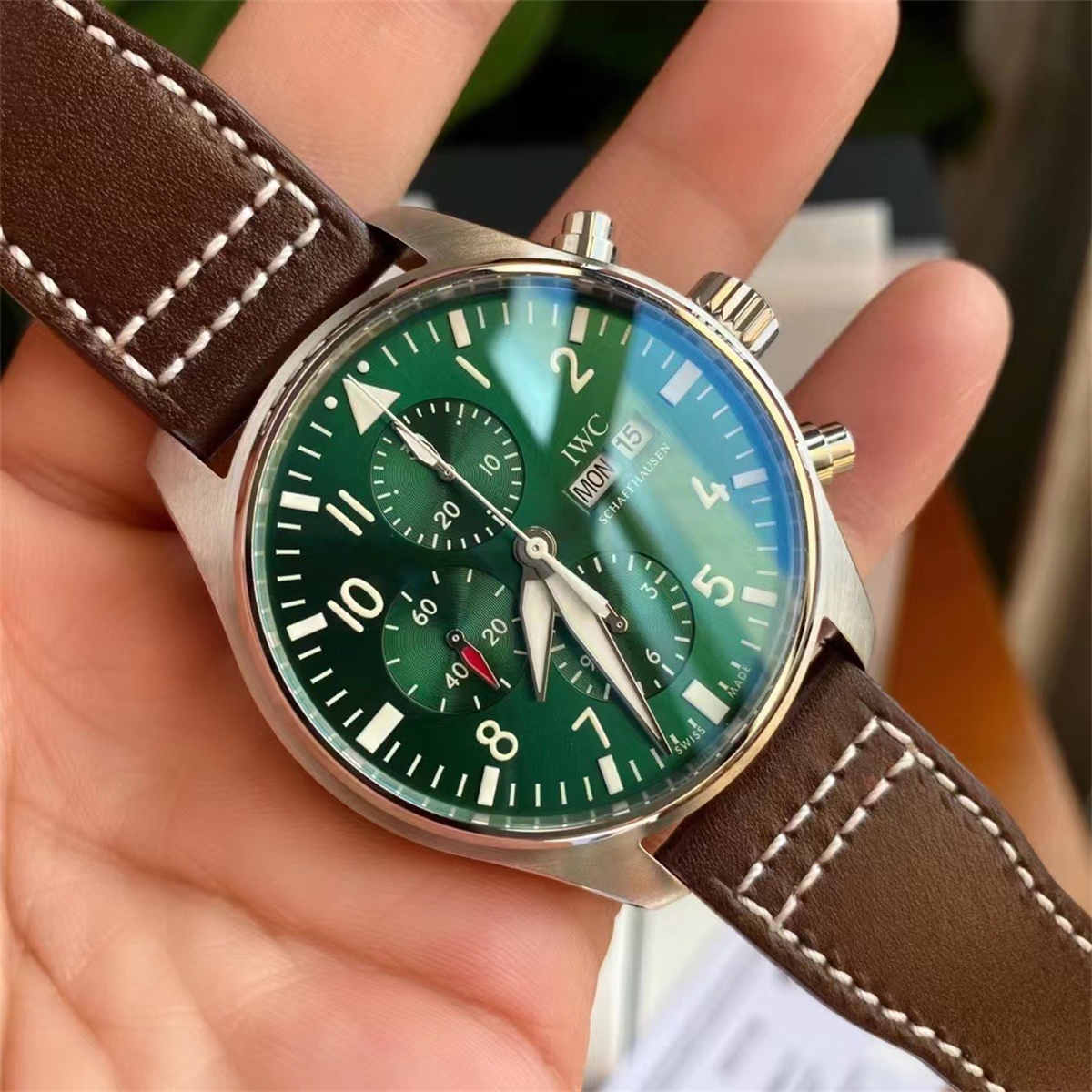 IWC IW377726 Pilot Chronograph – Blue Dial 43mm Automatic Men’s Watch