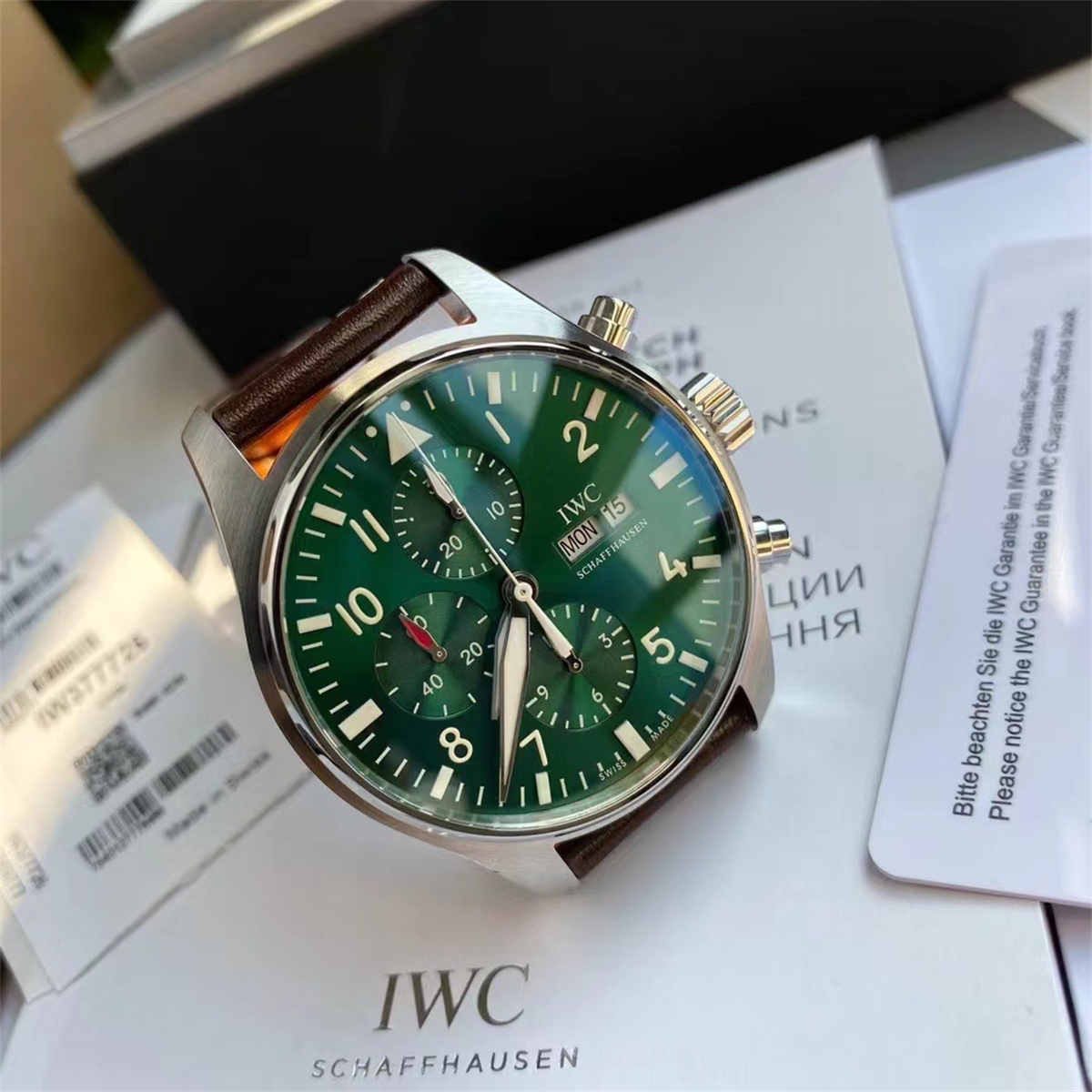 IWC IW377726 Pilot Chronograph – Blue Dial 43mm Automatic Men’s Watch - Image 4