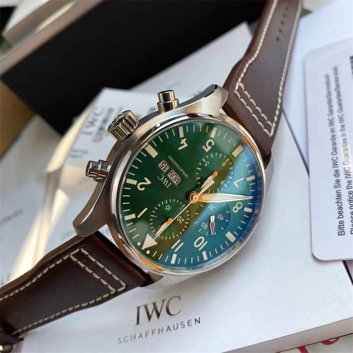 IWC IW377726 Pilot Chronograph – Blue Dial 43mm Automatic Men’s Watch - Image 5