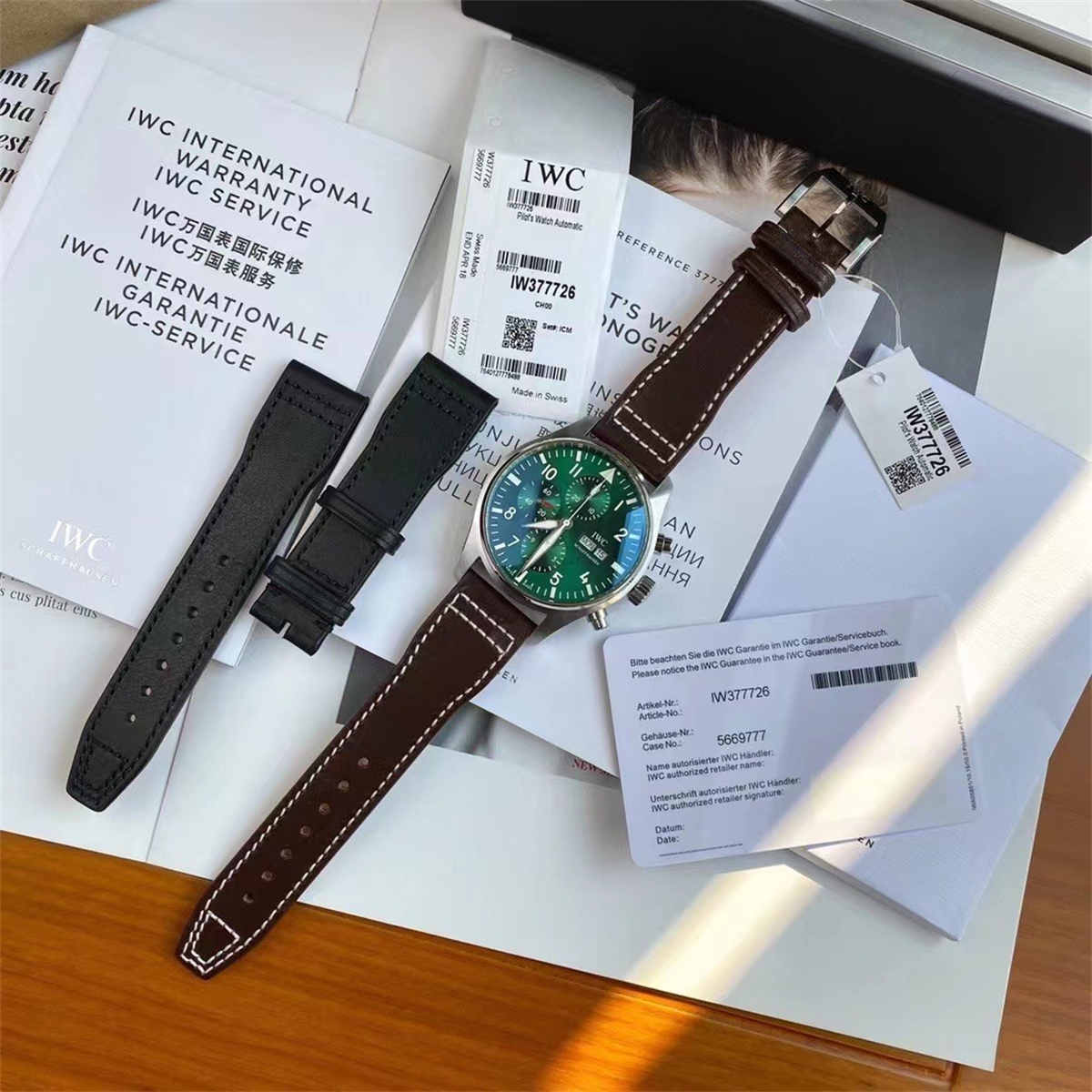 IWC IW377726 Pilot Chronograph – Blue Dial 43mm Automatic Men’s Watch - Image 2