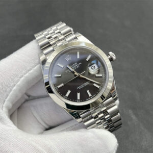 Grey Datejust 41 Replica – VS Factory Rolex Datejust m126300-0007 Rhodium Grey Dial 41mm