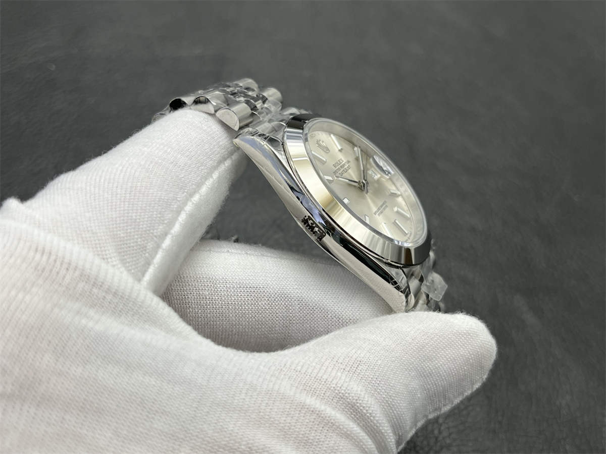Silver Datejust 41 Replica – Premium 41mm VS Factory Jubilee Bracelet Silver Dial Rolex Clone - Image 5
