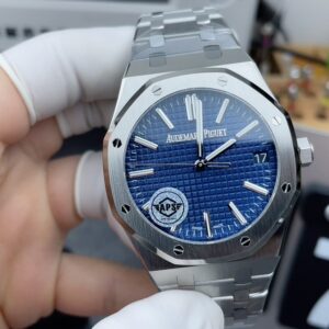 Audemars Piguet 15510 Blue – Royal Oak 41 mm Stainless Steel Watch