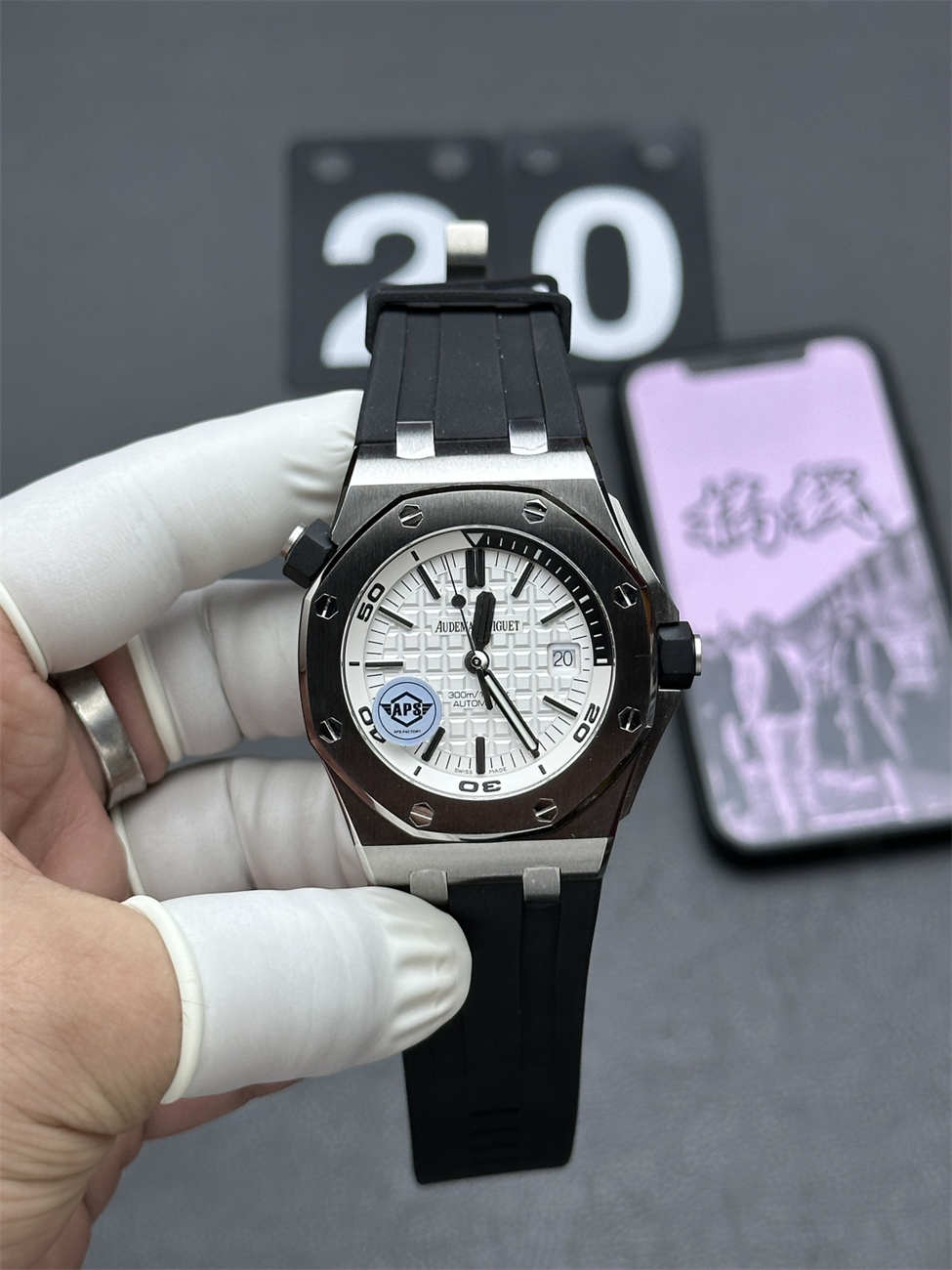 APS Factory Audemars Piguet 15710 White Dial Diver — Premium Royal Oak Offshore 42mm Replica