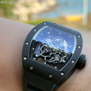 New Factory (NF) Richard Mille RM055 Black Ceramic Replica V5 – Real Jewels