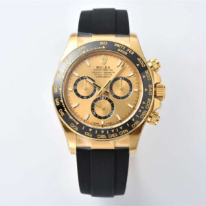 Rolex Daytona 126518LN Replica – 18K Yellow Gold Oysterflex Chronograph