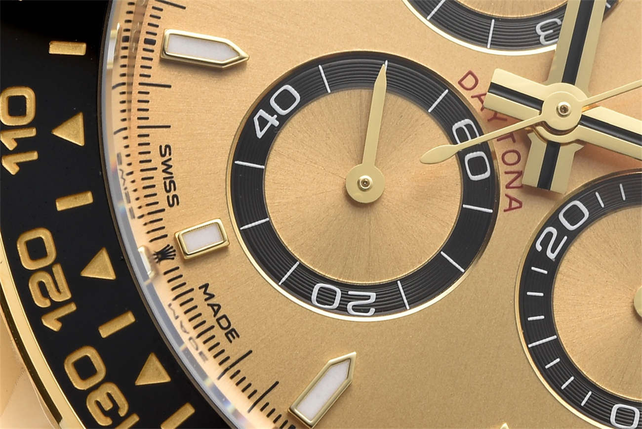 Rolex Daytona 126518LN Replica – 18K Yellow Gold Oysterflex Chronograph - Image 5