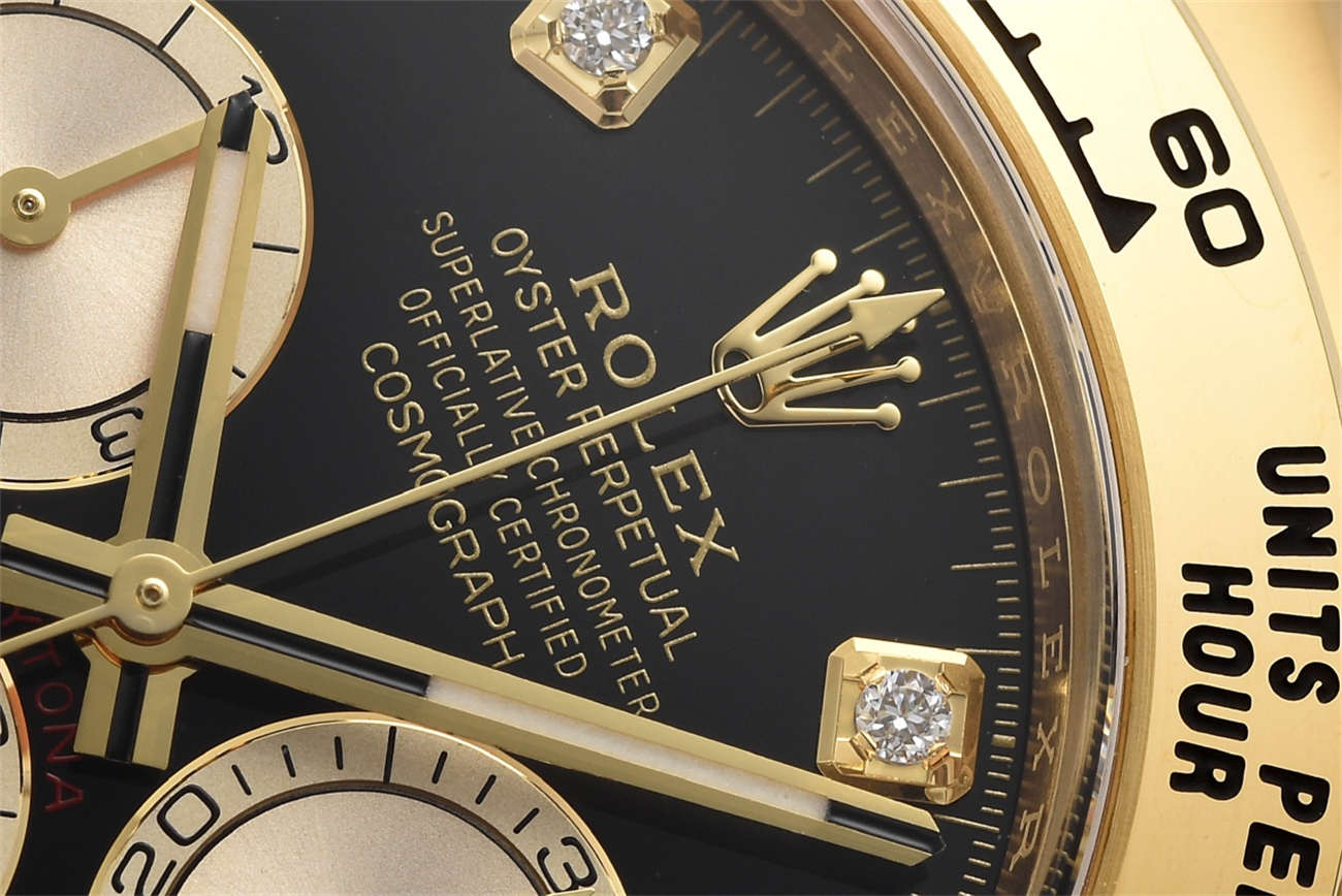 Rolex Daytona Black Dial Replica – Clean Factory 18K Gold Chronograph - Image 5