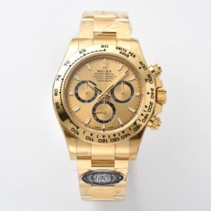 Rolex Daytona Champagne Dial Replica – Clean Factory 126518LN Yellow Gold Chronograph