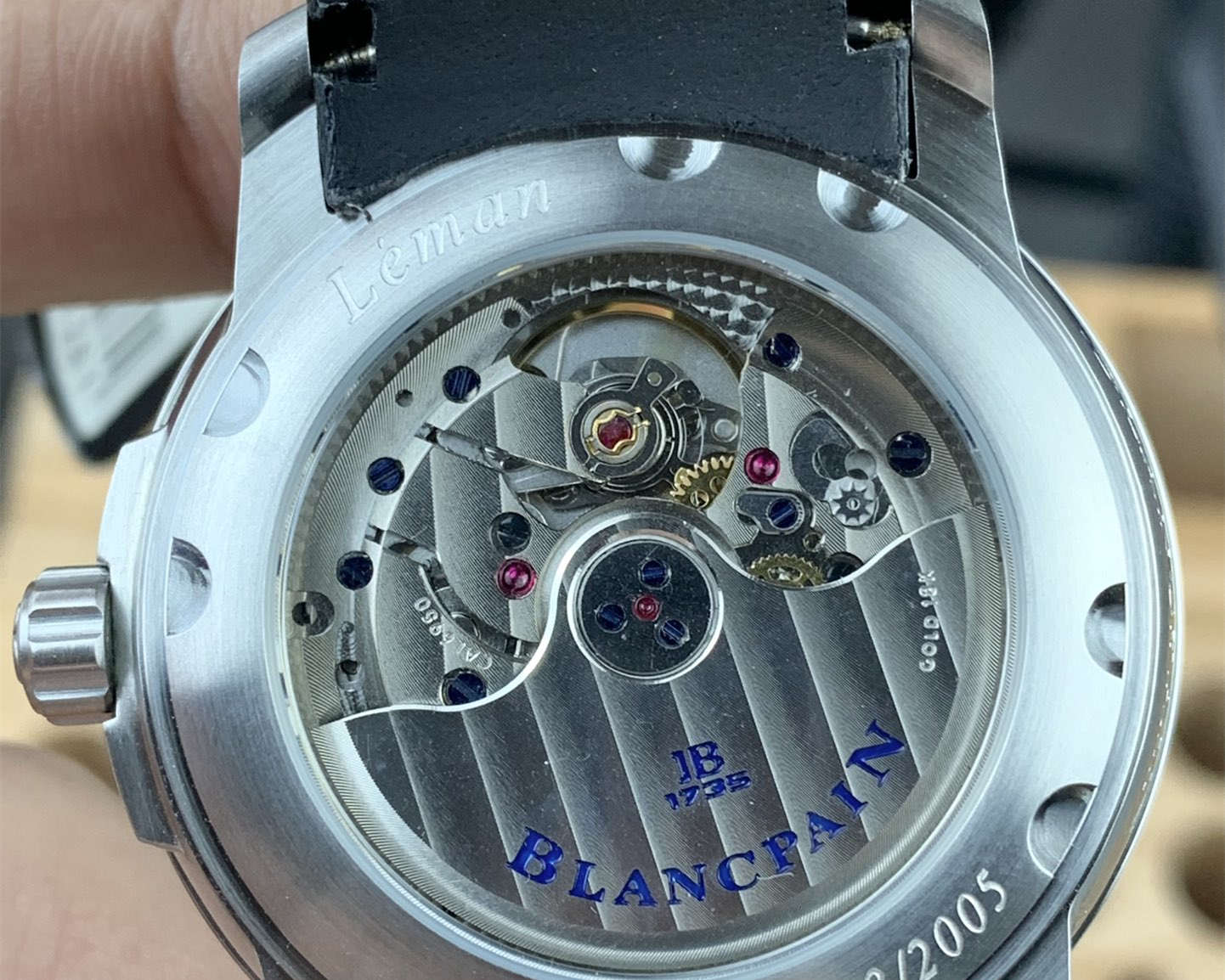 Blancpain Leman Big Date Replica 2850B-1130-64B – 6950 Automatic Movement - Image 3