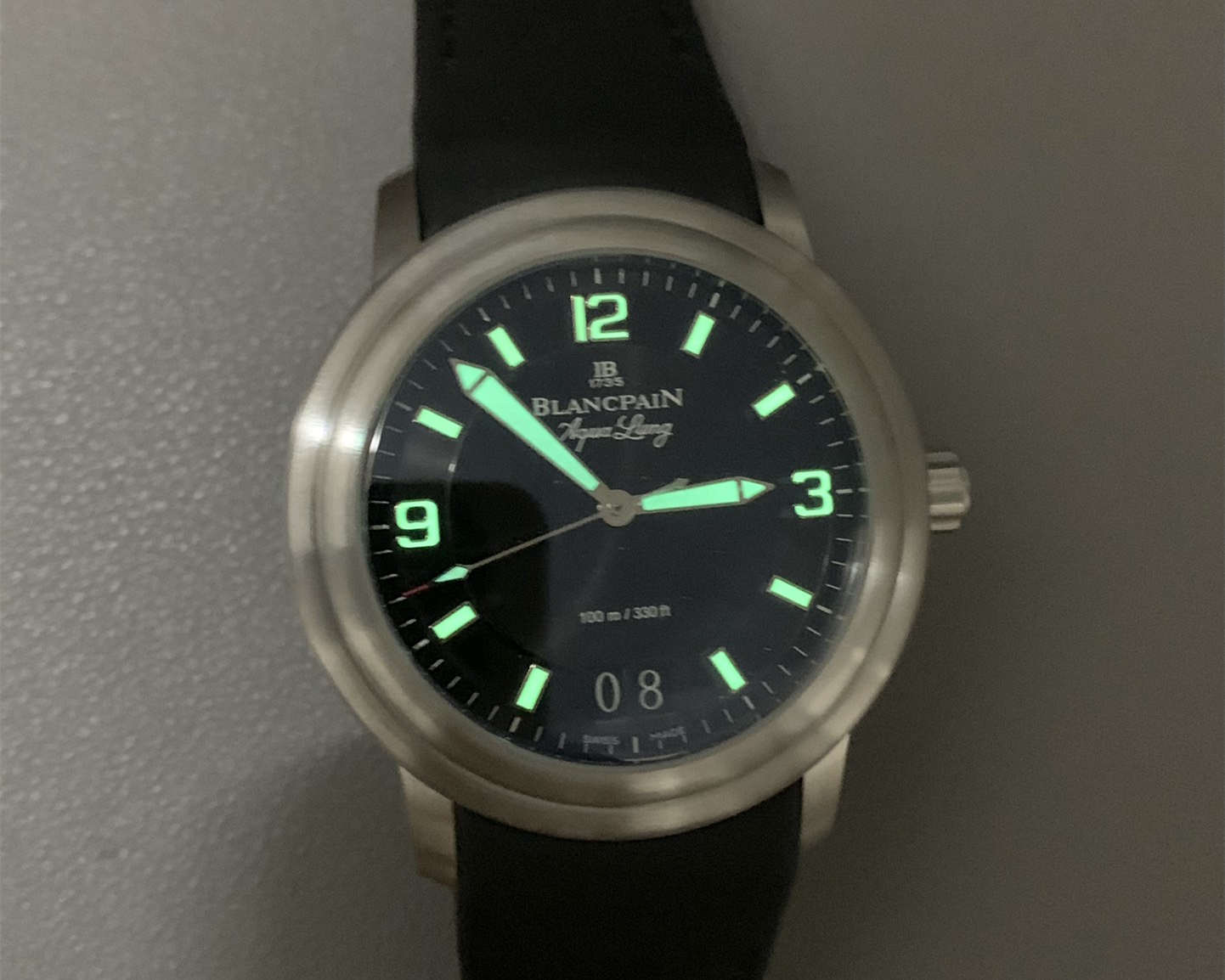 Blancpain Leman Big Date Replica 2850B-1130-64B – 6950 Automatic Movement - Image 5