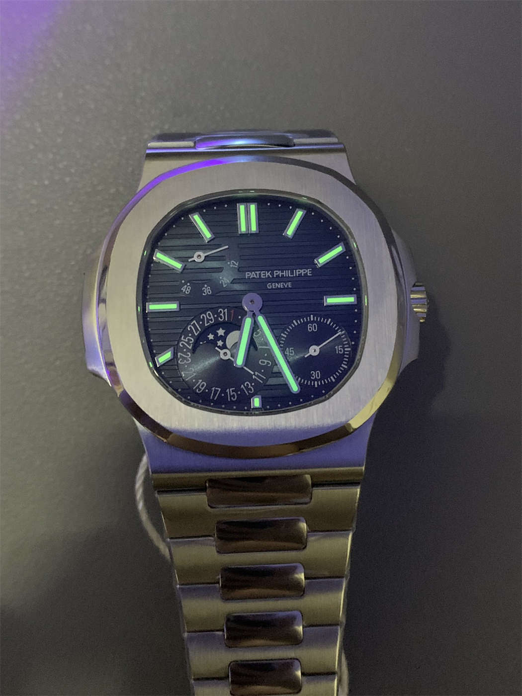 Patek Philippe 5712 Replica – PPF V3 Nautilus Blue Dial - Image 9