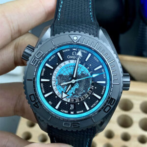 Omega Seamaster Worldtimer Replica – VS Factory Black Ceramic GMT 45.5mm
