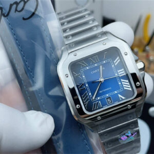 Cartier Santos Blue Dial Replica WSSA0013 Large 39.8mm – BV Factory Automatic