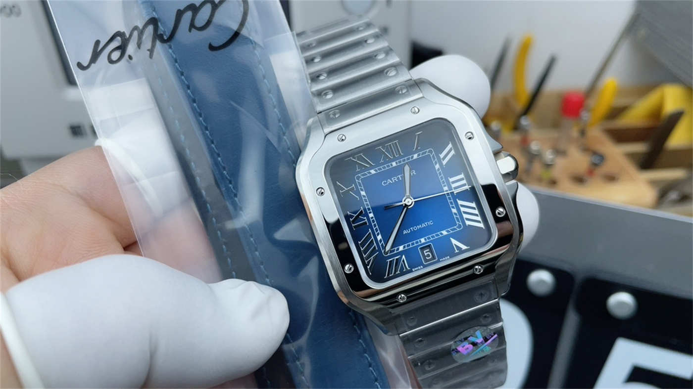 Cartier Santos Blue Dial Replica WSSA0013 Large 39.8mm – BV Factory Automatic