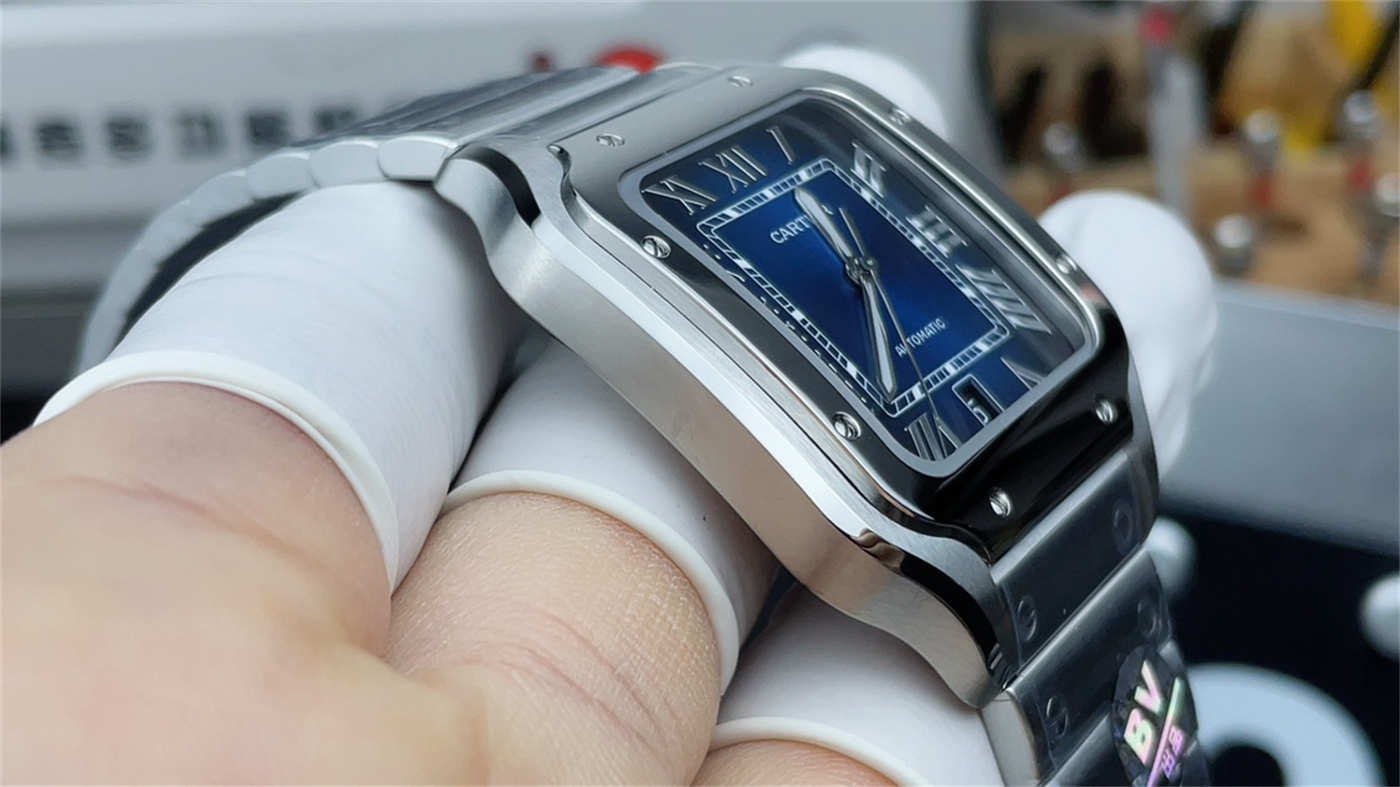 Cartier Santos Blue Dial Replica WSSA0013 Large 39.8mm – BV Factory Automatic - Image 5