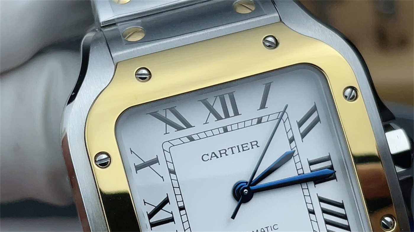 Cartier Santos W2SA0007 Replica – Medium 35.1mm Two-Tone Automatic Steel & Gold - Image 3