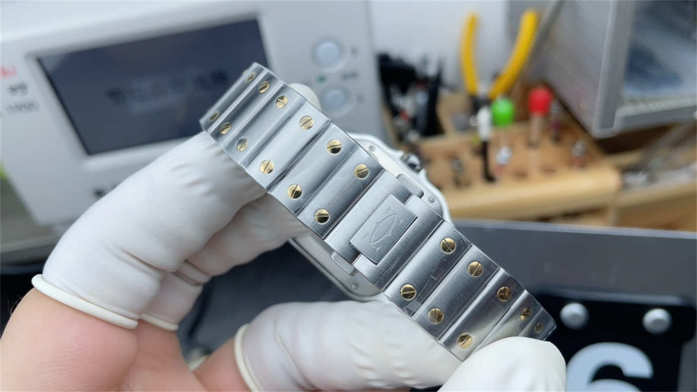 Cartier Santos W2SA0007 Replica – Medium 35.1mm Two-Tone Automatic Steel & Gold - Image 7