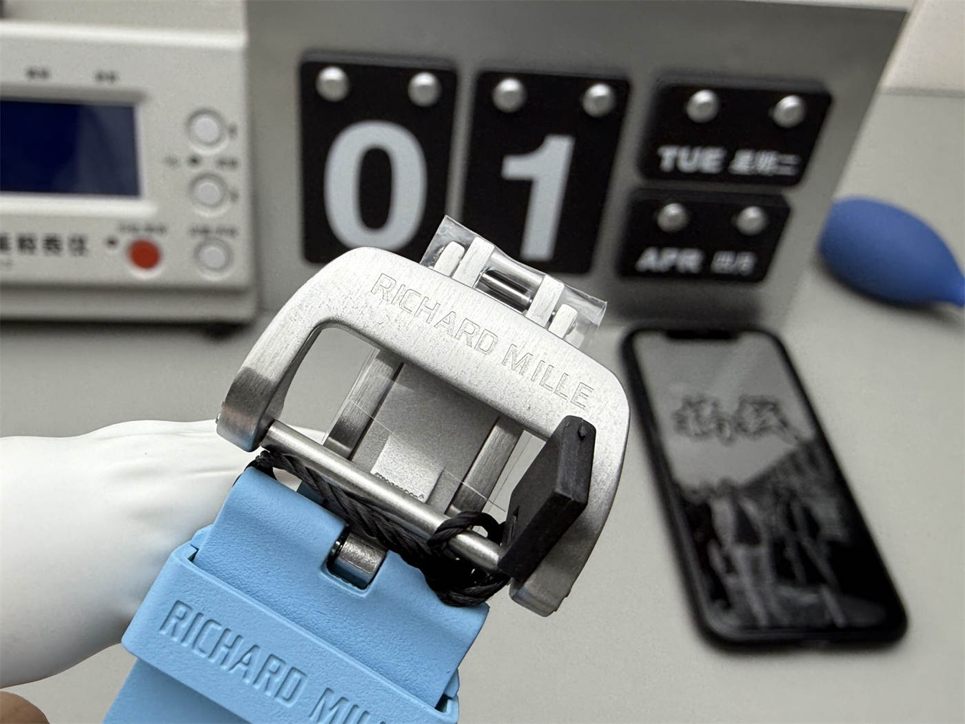 Richard Mille RM35-03 Replica – N1 Factory White Quartz TPT 43mm - Image 7