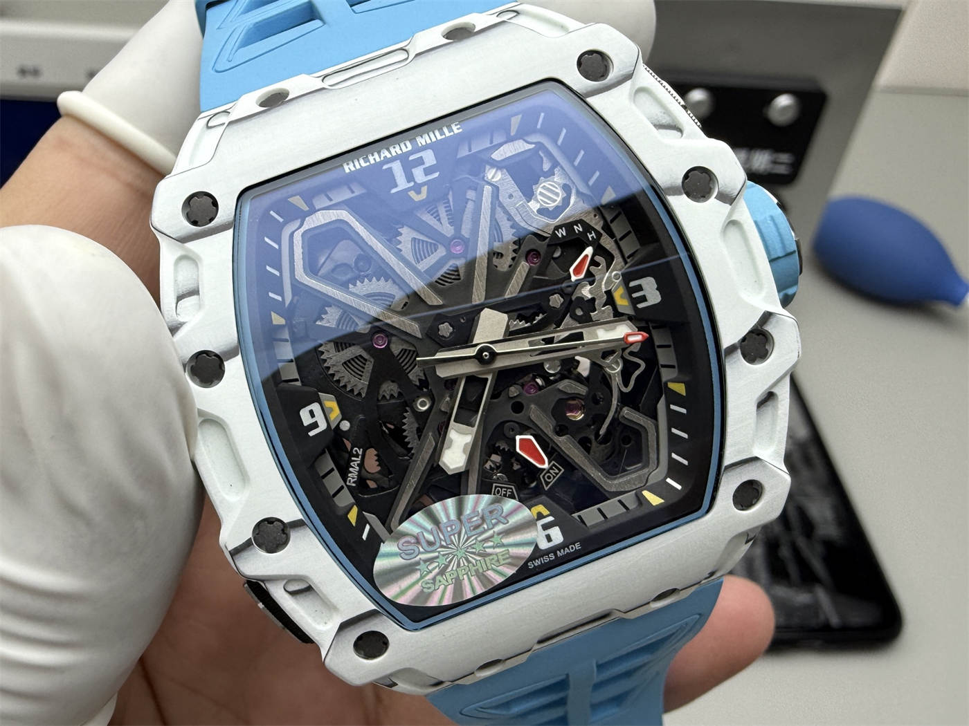 Richard Mille RM35-03 Replica – N1 Factory White Quartz TPT 43mm - Image 8