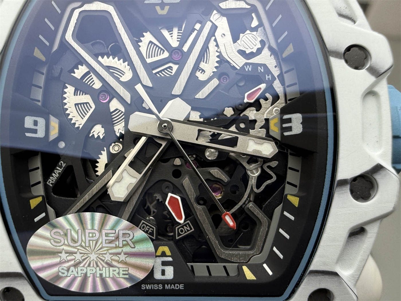 Richard Mille RM35-03 Replica – N1 Factory White Quartz TPT 43mm - Image 2