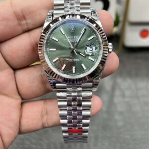 VS Factory Rolex Datejust 41 Replica – Green Dial V2 with Dandong 3235