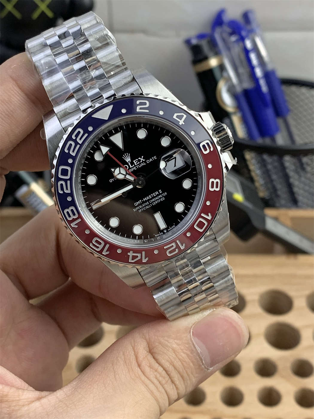 VS Factory Rolex GMT-Master II Pepsi Replica – V3 with Dandong 3285 Movement - Image 3