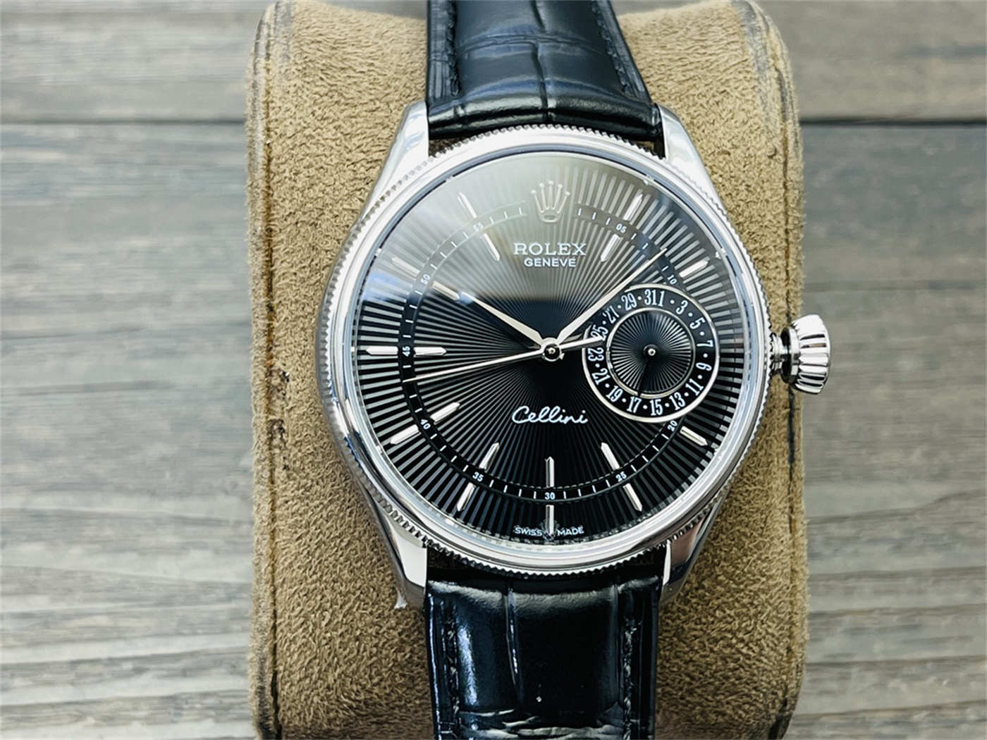 VR Factory Rolex Cellini Date Replica – M50519-0007 Black Dial 39mm