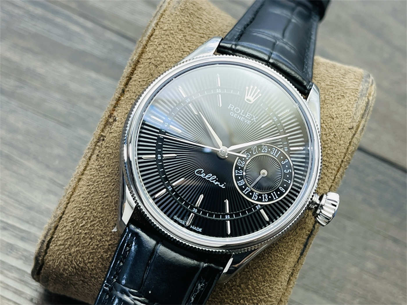 VR Factory Rolex Cellini Date Replica – M50519-0007 Black Dial 39mm - Image 9