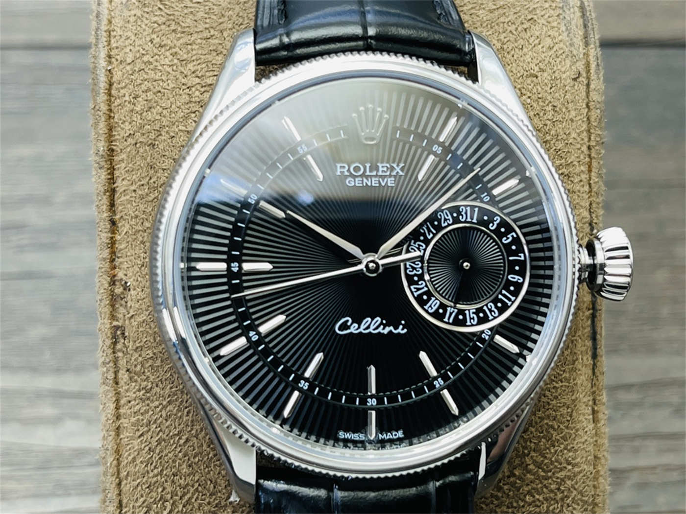 VR Factory Rolex Cellini Date Replica – M50519-0007 Black Dial 39mm - Image 2