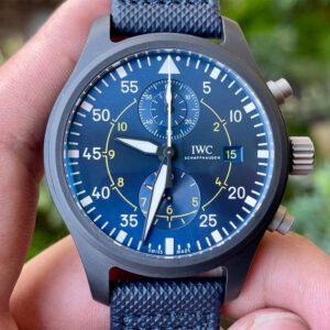 ZF Factory IWC Pilot Replica IW389008 – Blue Angels Ceramic Chronograph