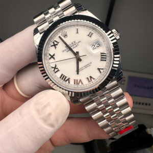 VSF Datejust 41 White Roman – Custom Dandong 3235 Movement [Ref. 126334]