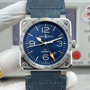 Bell & Ross Replica BR 03-93 GMT Blue – 42mm Automatic [Sunray Dial]