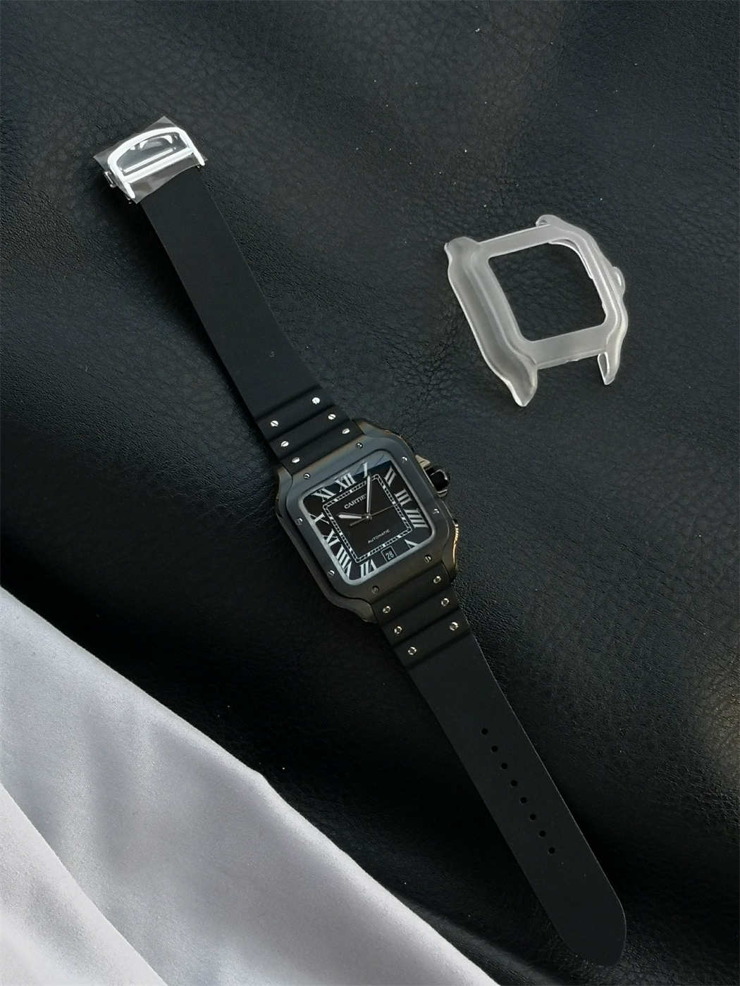 Cartier Santos ADLC Black Replica (WSSA0039) – GF Factory - Image 3