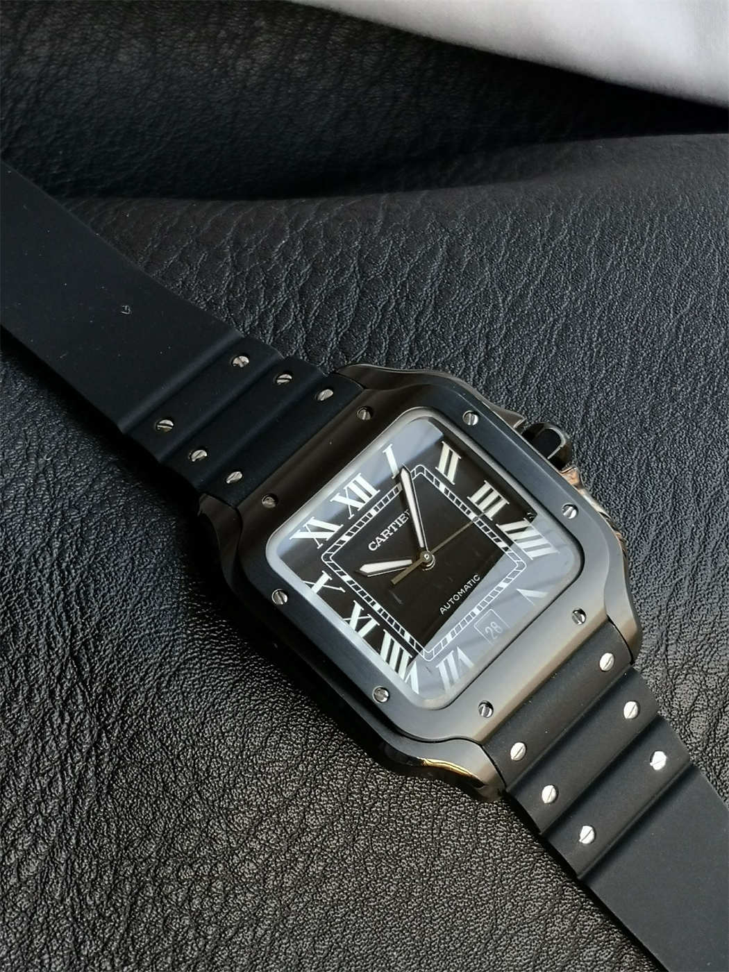 Cartier Santos ADLC Black Replica (WSSA0039) – GF Factory - Image 4