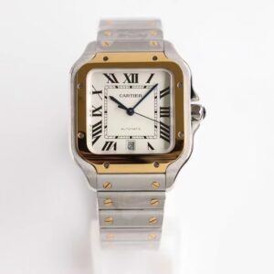 Cartier Santos Two Tone (W2SA0009) – GF Factory V2 Upgrade [1:1 Interchangeable Strap]