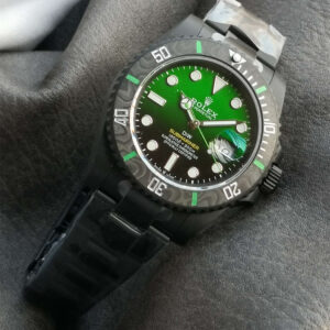 VSF DiW Submariner Gradient Green – DLC Black Steel & Carbon Bezel (VS3135)