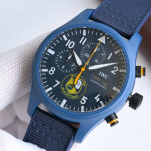 ZF IWC Royal Maces Replica | V3 Blue Ceramic & Blue Dial IW389109